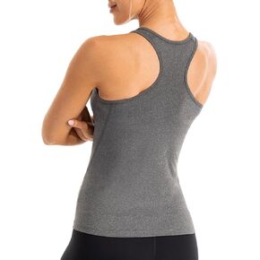 Ukaste Women's Compression Performance Tank Top Quick Dry Racerback Workout Running Tops, Pack of 3 in Kuwait