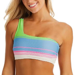Jessica Simpson Women's Standard One Shoulder Bikini Top Swimsuit in Saudi Arabia