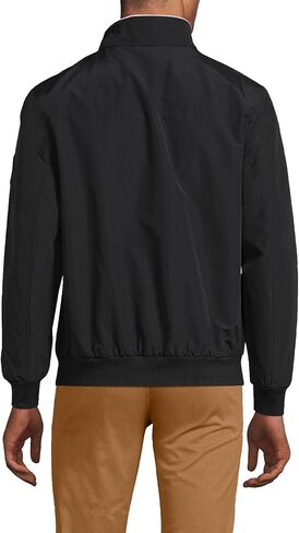 سترة Lands' End الرجالية Squall Classic Bomber باللون الأسود طويل القامة مقاس XX-Large in Saudi Arabia