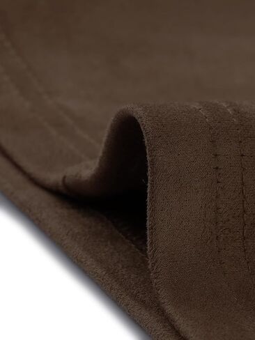 Allegra K Women's Faux Suede Trousers Wide Legs Casual Business Bell Bottom Flared Pants in Kuwait