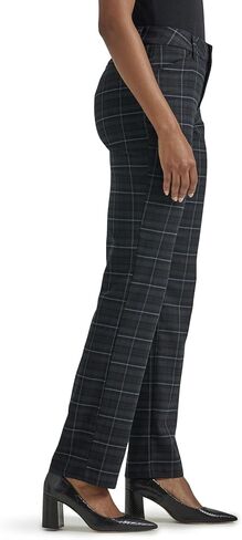 لي/ مارك سروال بقصة مستقيمة وقصة مريحة للنساء من بيتيت خالي من التجاعيد in Kuwait