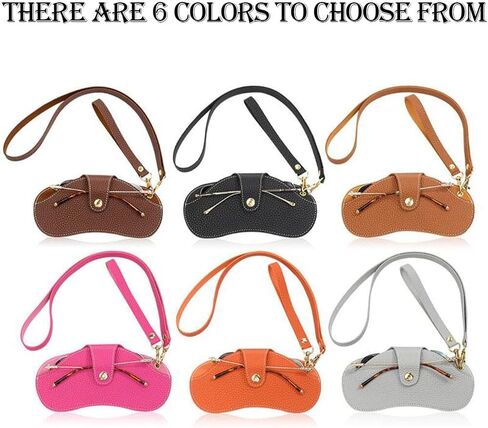 PPIOOY Glasses Case Holder Portable Slim Sunglasses Pouch Soft Eyeglasses Bag Eyewear Sleeve For Women Men(Brown) in Kuwait