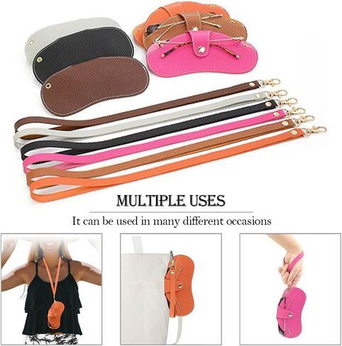 PPIOOY Glasses Case Holder Portable Slim Sunglasses Pouch Soft Eyeglasses Bag Eyewear Sleeve For Women Men(Brown) in Kuwait