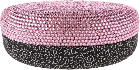 Fashion Handicraft Sparkle Pink Bling Crystal Sungl Case Cute Rhinestone Gift Eyegl Box for Lady,Women,Girl,Family,Friends in Kuwait