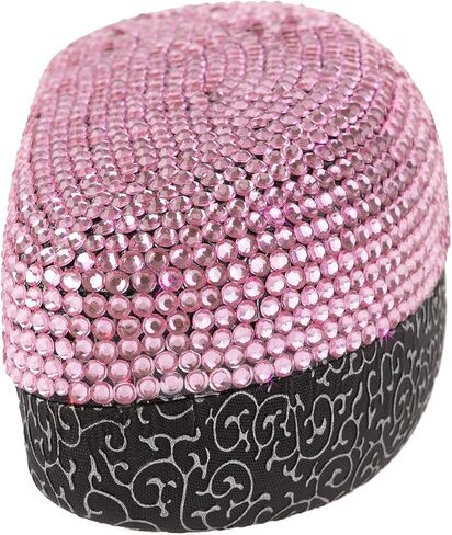 Fashion Handicraft Sparkle Pink Bling Crystal Sungl Case Cute Rhinestone Gift Eyegl Box for Lady,Women,Girl,Family,Friends in Kuwait