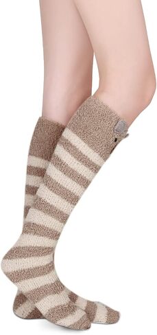 Benefeet Sox بنات لطيف الحيوان غامض جوارب طويلة إلى الركب المرأة مضحك مخطط دافئ شتاء دافئ رقيق الفخذ العليا الجوارب تدفئة الساق in Saudi Arabia