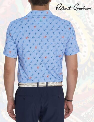 Robert Graham Men's Stinger Short-Sleeve Knit Polo in Saudi Arabia
