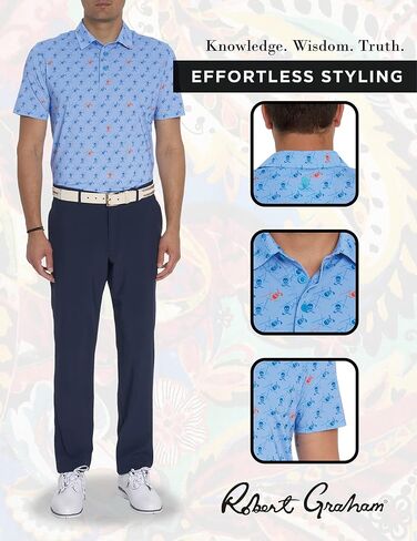 Robert Graham Men's Stinger Short-Sleeve Knit Polo in Saudi Arabia