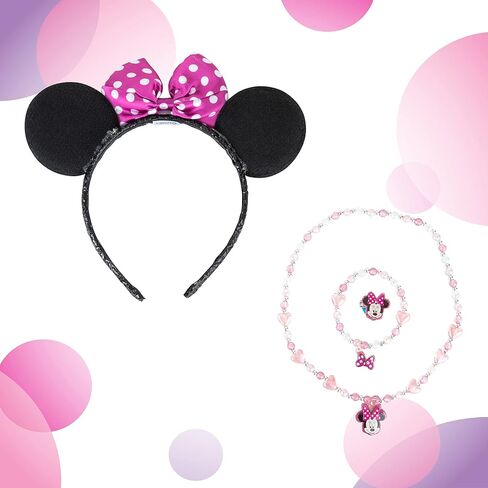 عصابة رأس Minnie Mouse بتصميم الترتر على شكل قوس وأذن in Kuwait