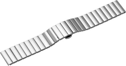 Horizontal Stripes 20mm 22mm Watch Band Strap Stainless Steel Metal Bracelet Quick Release Bracelet Silver Black Gray Rose Gold for Women Men in Saudi Arabia