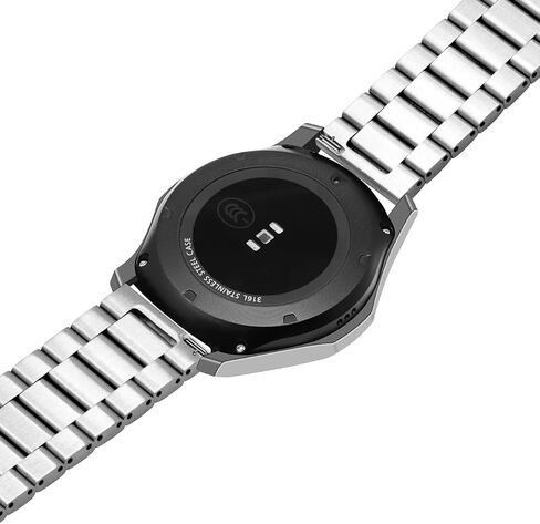 Horizontal Stripes 20mm 22mm Watch Band Strap Stainless Steel Metal Bracelet Quick Release Bracelet Silver Black Gray Rose Gold for Women Men in Saudi Arabia