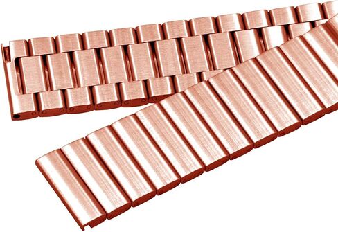 Horizontal Stripes 20mm 22mm Watch Band Strap Stainless Steel Metal Bracelet Quick Release Bracelet Silver Black Gray Rose Gold for Women Men in Saudi Arabia