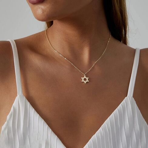 Kyerlyn Simple Gold Necklace Cute Tiny 14k Gold Plated Choker Necklaces Hollow Necklace for Women Dainty Gold Necklaces Minimalist Trendy Jewelry Gifts for Girls in Kuwait