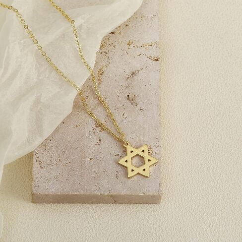 Kyerlyn Simple Gold Necklace Cute Tiny 14k Gold Plated Choker Necklaces Hollow Necklace for Women Dainty Gold Necklaces Minimalist Trendy Jewelry Gifts for Girls in Kuwait