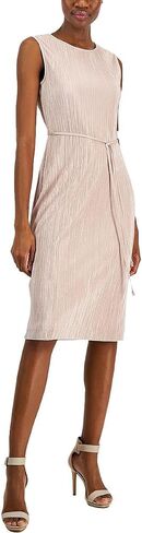 Anne Klein Women's Pleated Dress W/Tie @Waist in Saudi Arabia