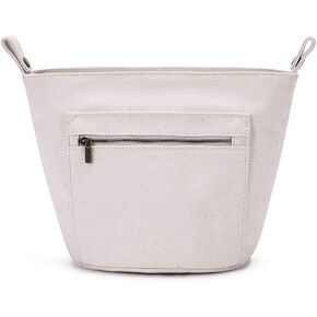 YONBEN Insert Storage Pocket - Handbag Organizer Insert for Work Bags - Organize Bags with The Tote Bag Organizer - Bag Insert with Zipper & Buckle Design - Cotton Canvas in Kuwait