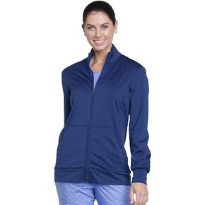 Cherokee Men & Women Warm Up Scrubs Jacket Workwear Revolution Zip Front Knit WW370
