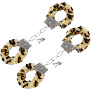UUYYEO 2 Pairs Plush Adults Handcuffs Sexy Adjustable Hand Cuffs Soft Adult Wrist Cuffs Cosplay Handcuffs with Keys Bedroom Accessories for Couples in Saudi Arabia