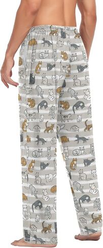 Plaaee سروال بيجامة رجالي دونات القهوة سروال نوم Pj Bottoms صالة بانت Sweatpants S in Kuwait