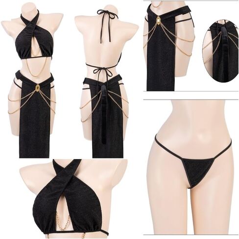 SINROYEE Women Sexy Cosplay Lingeries Anime Maid Dress Halloween Cat Egyptian or Chinaese Classical Cosplay Outfit in Saudi Arabia