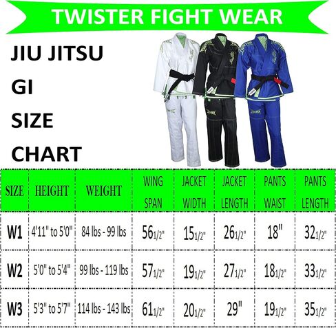 تويستر المرأة البرازيلية جيو جيتسو جي | قماش عالي الجودة منكمش مسبقًا BJJ Gi | يأتي مع حزام أبيض مجاني in Kuwait