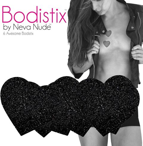 Neva Nude Bodistix - Glitter Body Stickers for Festivals, Raves, & Parties | Medical Grade Adhesive, Waterproof Made in USA in Saudi Arabia