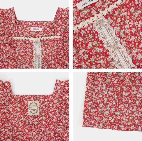 Ullala pajamas for women, vintage sensibility one piece night gown sleep wear in Kuwait