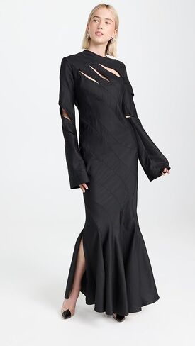 A.W.A.K.E. MODE Women's Twisted Maxi Dress in Kuwait