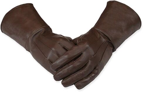 Medieval Renaissance Gauntlet leather cosplay gloves long arm cuff in Saudi Arabia