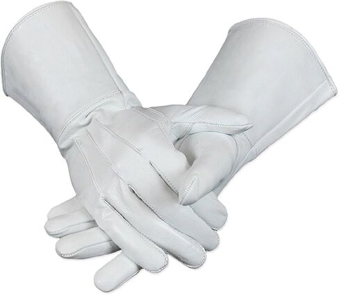 Medieval Renaissance Gauntlet leather cosplay gloves long arm cuff in Saudi Arabia