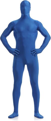 بدلة زنتاي من السباندكس لكامل الجسم من هناسويت، بدلة ضيقة من الجلد الثاني، بدلة من قطعة واحدة قابلة للتمدد للهالوين والحفلات التنكرية in Kuwait