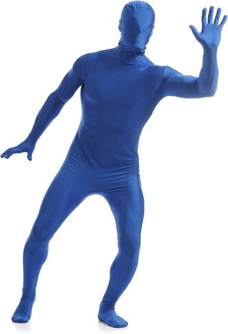 بدلة زنتاي من السباندكس لكامل الجسم من هناسويت، بدلة ضيقة من الجلد الثاني، بدلة من قطعة واحدة قابلة للتمدد للهالوين والحفلات التنكرية in Kuwait