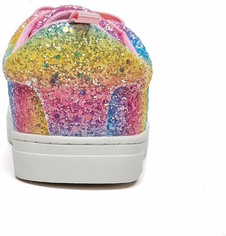 Bernal Girls & Boys Sparkle Glitter Sneakers Toddler/Little Kid/Big Kid Non-Slip Slip On School Low Top Walking Shoes in Saudi Arabia