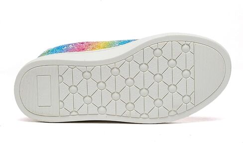 Bernal Girls & Boys Sparkle Glitter Sneakers Toddler/Little Kid/Big Kid Non-Slip Slip On School Low Top Walking Shoes in Saudi Arabia