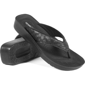 AEROTHOTIC Women's Comfortable Arch Support Summer Orthotic Flip Flops Sandals