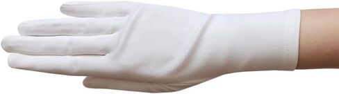 ZaZa Bridal Stretch Dull Matte Satin Gloves Wrist Length/No Shine, Elegant Look in Saudi Arabia
