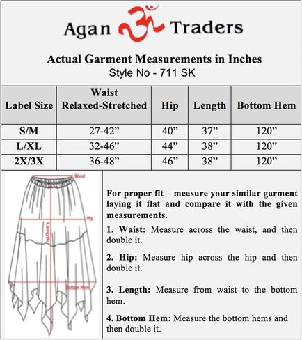 Agan Traders Women's Peasant Medieval High Waistband A Line Drawstring Long Embroidered Lace Hem Maxi Skirt Plus Size 2X 3X in Kuwait