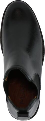 MJNY Mens Casual Comfortable Genuine Leather Chelsea Ankle Boots Lightweight Breathable Elastic Classic Fashion Chukka Dress Boots in Saudi Arabia