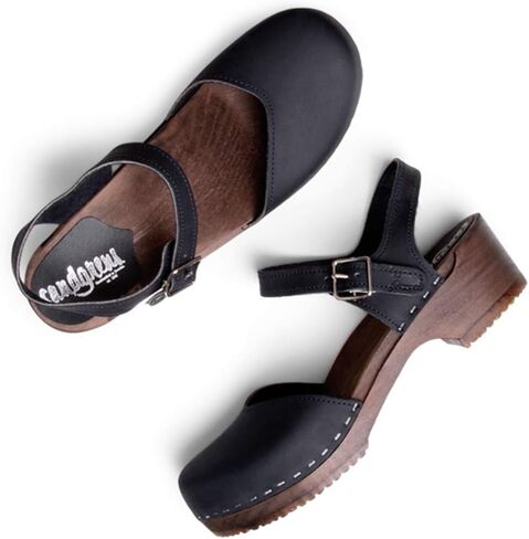 Sandgrens Swedish Handmade Wooden Clog Sandal | Saragasso in Kuwait