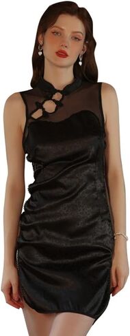 SINROYEE Sexy Cosplay Costumes For Women Female Anime Cheongsam Side Slit Hollow Chinese Style pajamas in Saudi Arabia