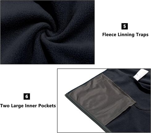 Mapamyumco Men's Polar Fleece Lined Full Zip Softshell Jacket Thermal Winter Coat, Lightweight and Water Repellent in Kuwait