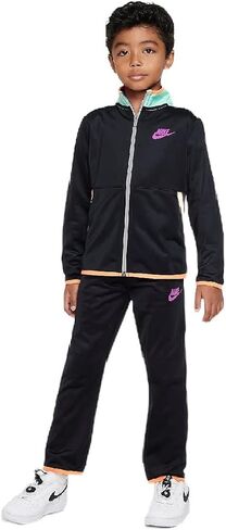 طقم جاكيت بسحاب كامل وبنطلون رياضي من Nike Little Boy Sportswear Illuminate مكون من قطعتين in Saudi Arabia