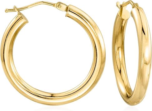 Ross-Simons Italian 18kt Yellow Gold Hoop Earrings in Saudi Arabia