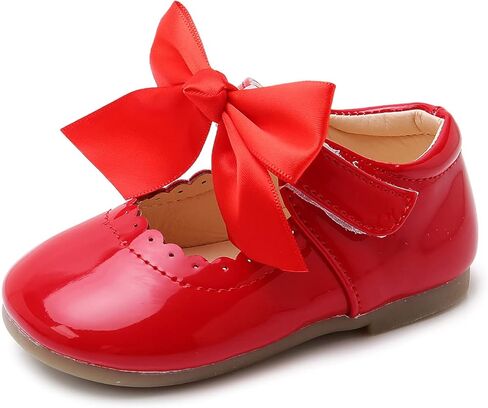 أحذية SOFMUO للفتيات الصغيرات ماري جين أحذية باليه مسطحة للفتيات الصغيرات لحفلات الزفاف المدرسية وأحذية فستان الأميرة in Kuwait