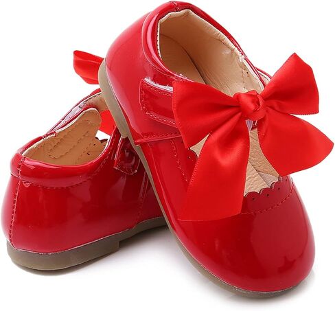 أحذية SOFMUO للفتيات الصغيرات ماري جين أحذية باليه مسطحة للفتيات الصغيرات لحفلات الزفاف المدرسية وأحذية فستان الأميرة in Kuwait
