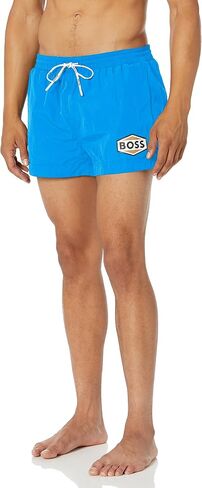 BOSS Men's Standard Iconic Logo Swim Trunks in Saudi Arabia