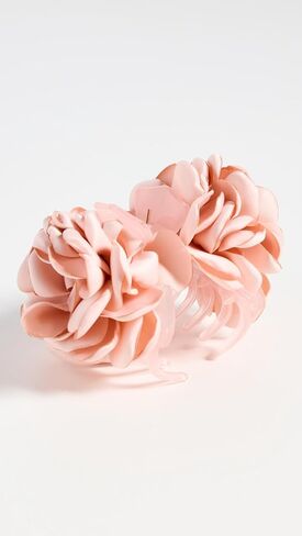 Lele Sadoughi Women's Peony Flower Claw Hair Clip, Dusty Rose, Pink, One Size in Saudi Arabia