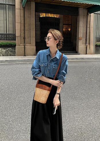 Gladdon Small Straw Purses for Women Mini Straw Summer Beach Shoulder Bags for Women Crossbody Woven Purse Clutch Rattan Bag in Kuwait