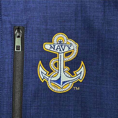 Armed Forces Gear Men's US Navy Anchor Softshell Jacket - Official Licensed US Navy Coats for Men (Navy) in Saudi Arabia