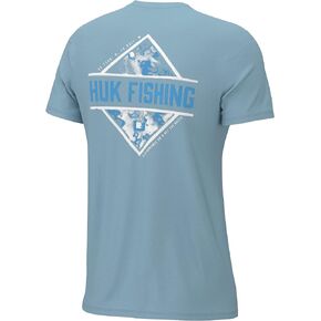 HUK Unisex Kid's Short Sleeve Performance Tee, Fishing T-Shirt